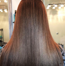 Тонирование и уход brazilian blowout, мастер – Наталья